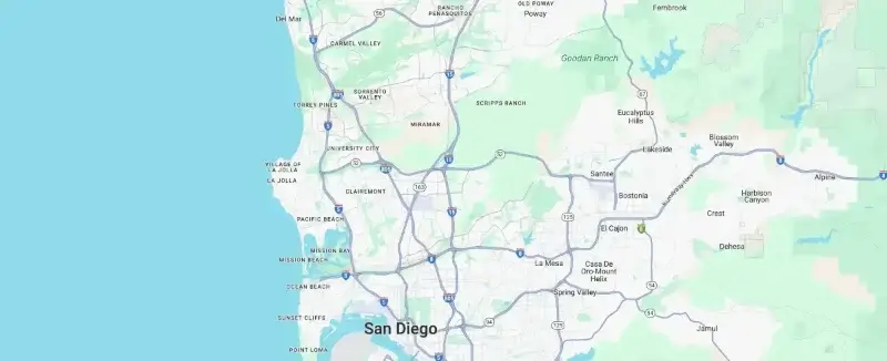 San Diego Metro Service Area